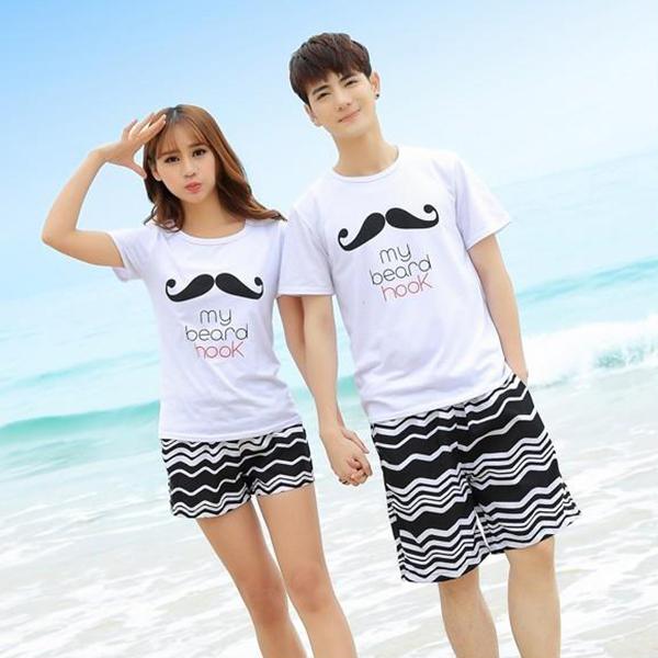 ペアルック カップル Tシャツ ハーフパンツ 2点セット セットアップ レディース メンズ ペアパジャマ ルームウェア ペアルック 海 上下セット 夏 夏服 F 711 F 711 Woyoj 通販 Yahoo ショッピング