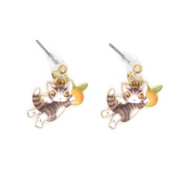 わちふぃーるど（WachiField） メタルピアス オレンジ天使 : わちふぃ 
