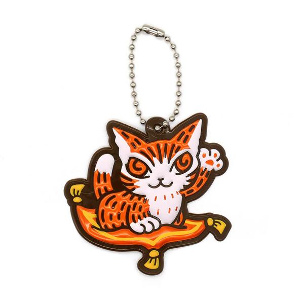 わちふぃーるど（WachiField） リフレクターキーホルダー 絨毯・橙