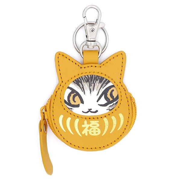 ダヤン　猫だるま　貯金箱（赤・金）　新品未開封　わちふぃーるど 鸛《レア》わちふぃーるど 猫だるまダヤン 貯金箱 ゴールド＆レッド 共