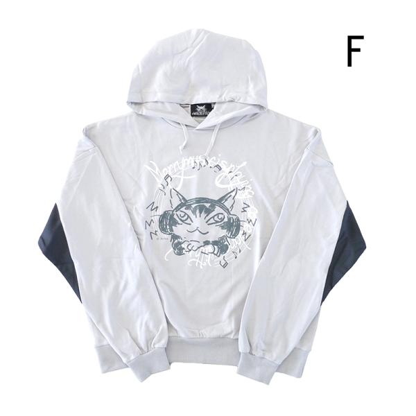 ワイドフーディ　Ｆ　ＨＰ　ＩＧ　わちふぃーるど ダヤン ネコ
