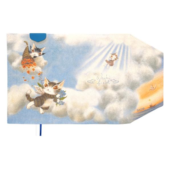 ブックカバー A−BABY・花 わちふぃーるどダヤン ネコグッズ : わ
