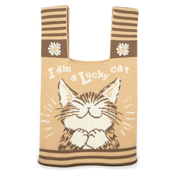 ニットバッグ　うんのいいねこ　わちふぃーるどダヤン