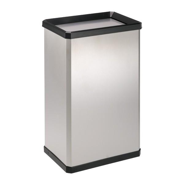 ゴミ箱 ステンターンボックス L ステンフタ 容量：37L ステンレス製