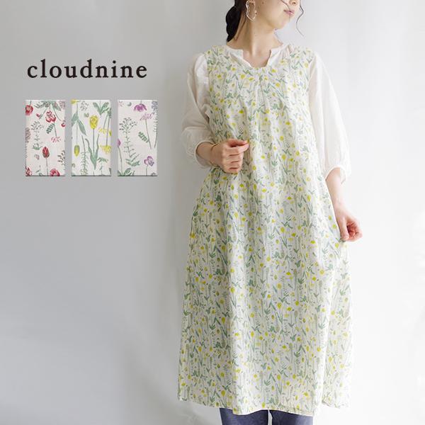 花柄プリントワンピースエプロン Cloudnine ノンノ Nap9950 Adkk W Pocket 通販 Yahoo ショッピング
