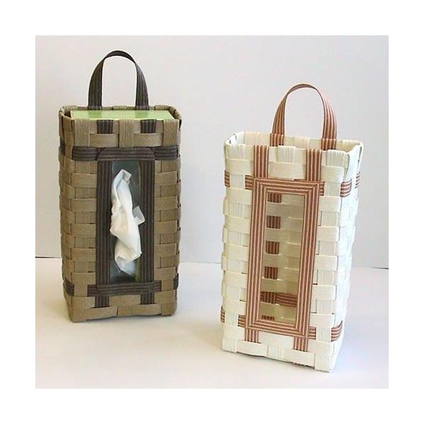 なおちゃんページ　クラフトバンド　ゴミ箱とティッシュケース3組 なおちゃん様専用ページ クラフトバンド ゴミ箱とティッシュ