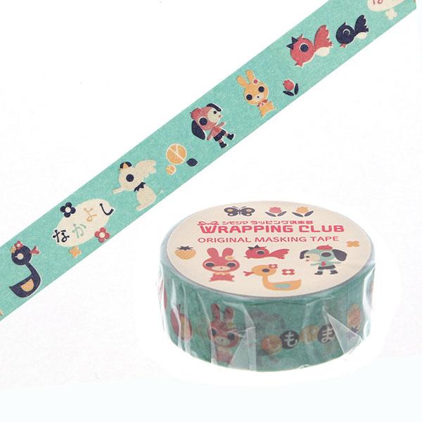 シモジマオリジナルデザイン★レトロマスキングテープ★レトロなモチーフ達がシモジマオリジナルのキュートなマスキングテープになりました♪手紙や飾りに、スクラップブッキング等のちょっとしたアクセントにもピッタリです♪●サイズ：15mm×5m【注意...
