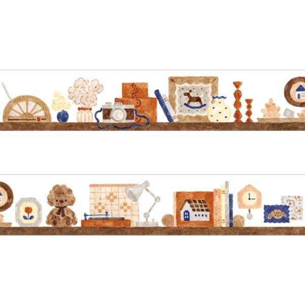 イラストレーター なかうちわかさん デザインのマスキングテープです。ほっこりかわいいイラストに癒されます！●サイズ：20mm×7m●MADE IN JAPAN【注意事項】再剥離性が特長のテープですので、強力に接着したい、しっかり封緘したい、...