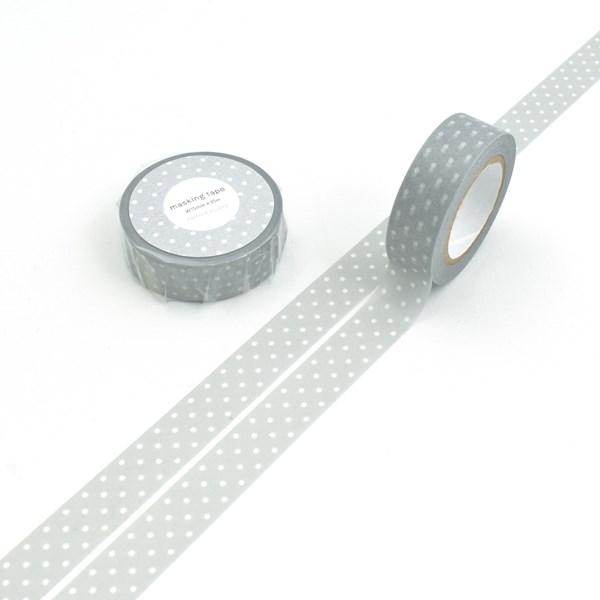 シンプルなドット柄と鮮やかな色の組み合わせがとってもかわいい!PAPIER PLATZオリジナルデザインのマスキングテープです。手帳デコレーションやプレゼントのラッピングに!●サイズ:15mm×10m●カモ井製●日本製【注意事項】再剥離性が...