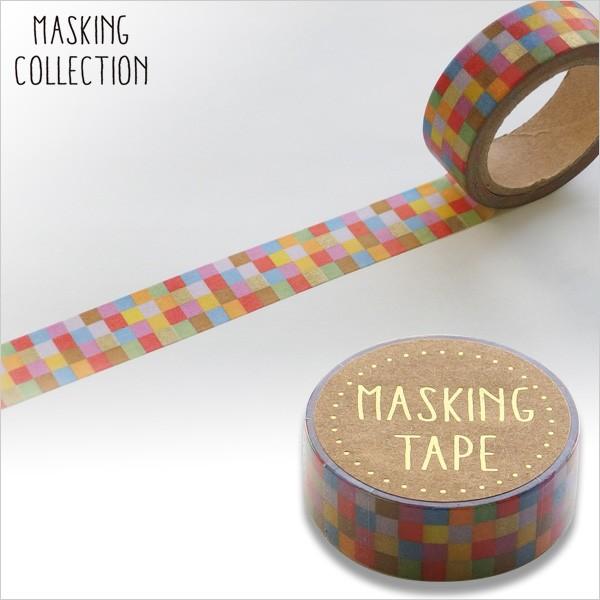 WORLD CRAFT（ワールドクラフト） マスキングテープ カラフルシック