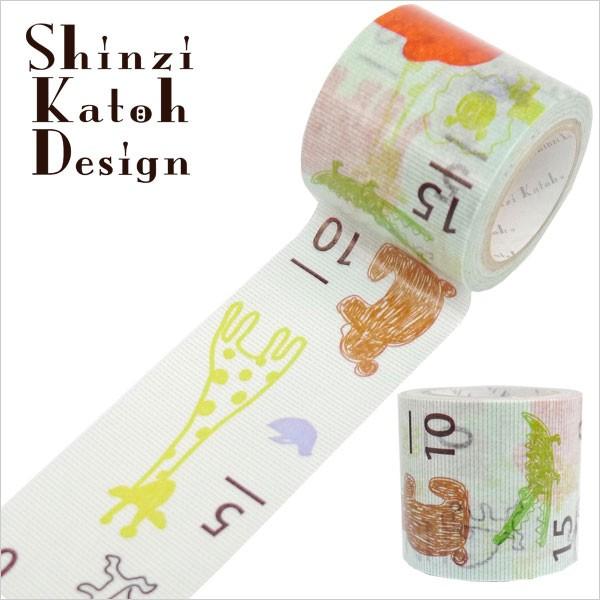 }XLOe[v  V[ VWJgE Shinzi Katoh Wide measure Animals ks-mt-11012 42mm×10m