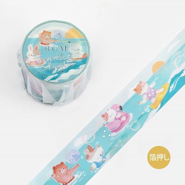 �}�X�L���O�e�[�v BGM �r�[�W�[�G�� ������ �Č���E�C�V�� BM-SPLN028 30mmx5m