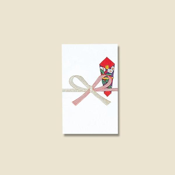 一般的な御祝儀袋のしが印刷されている多当折したお金包です。一般的なタイプなので幅広くお使いいただけます。●10枚入り●サイズ：60×95mm●品番：フ-615