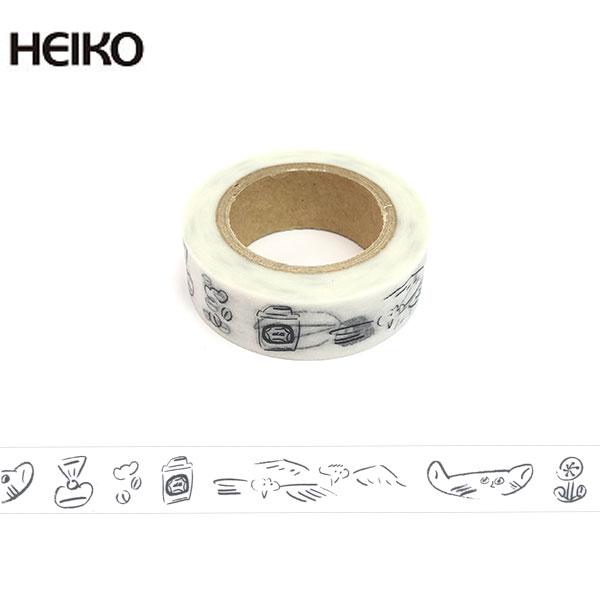 }XLOe[v WRAPPLE VW} HEIKO m_}LR ̃JtF^C 15mm×10m