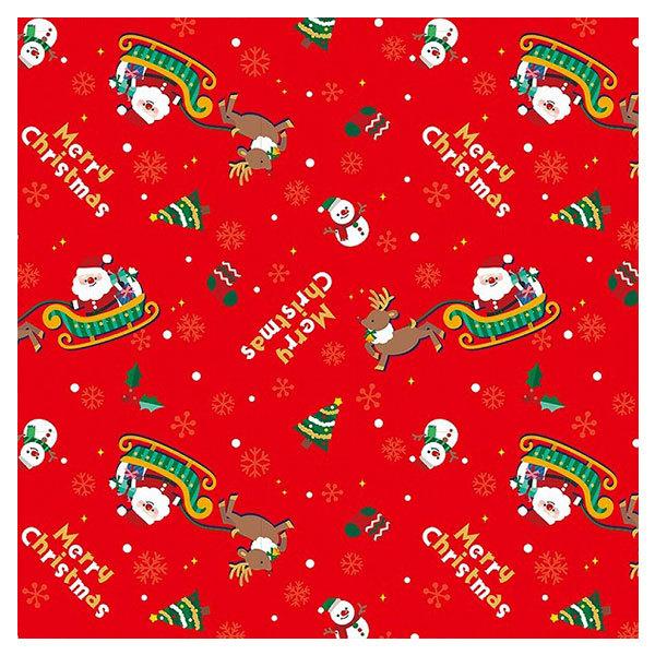 クリスマス最終セール クリスマス ラッピング 包装紙 半才 ラッピングペーパー Heiko シモジマ メリーパレードr 50枚入 シモジマラッピング倶楽部 通販 Paypayモール
