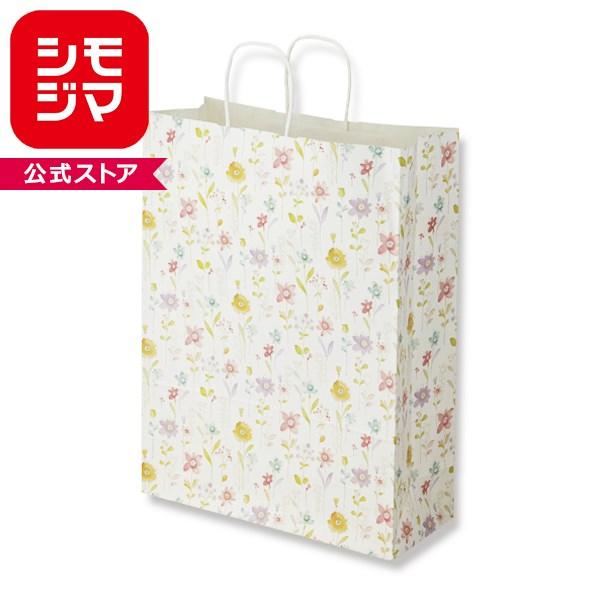 シモジマ 紙袋 手提げ 25チャームバッグ 25CB カスタムB フラワー