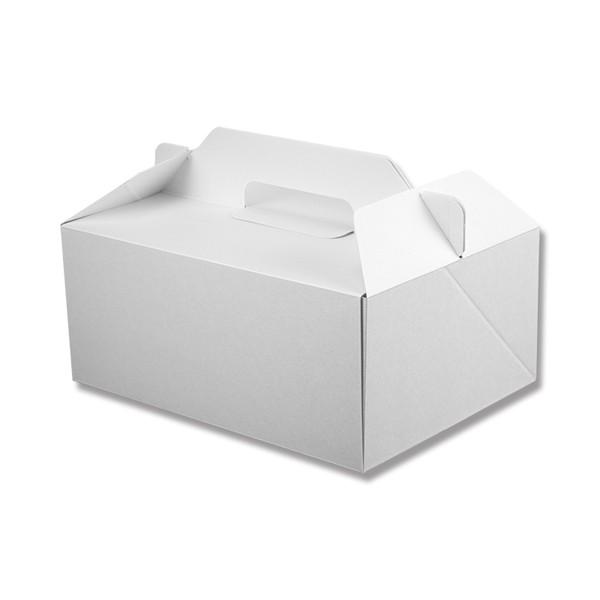 シモジマ 食品包材 ケーキ箱 Ｎキャリーケース ホワイト 18ｘ24 25枚入