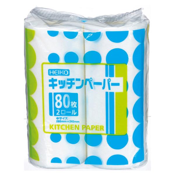■商品説明：吸水性の良い、厚手のパルプ不織布製キッチンペーパーです。■サイズ：280×240mm■材質：天然パルプ■メーカー名：HEIKO■製品コード：004711000