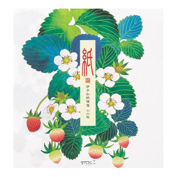 華やかに彩る「紙シリーズ」春。四季を美しく彩る「紙シリーズ」から、春にぴったりのアイテムが登場。パールシルク箔を施した苺の白い花と、鮮やかな緑色の葉のコントラストが美しく表現されています。年始や早春など、さまざまな便りにぜひご活用ください。...