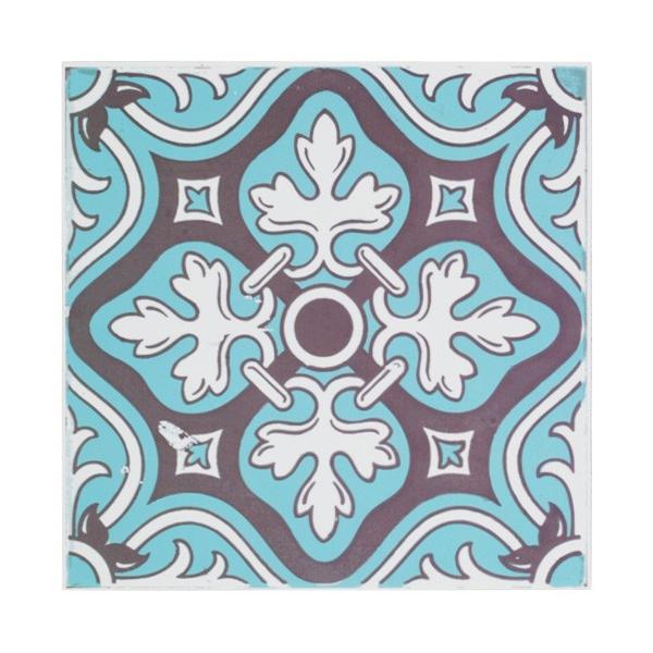 �^�C���X�e�b�J�[ �j�g���Y decolfa �f�R���t�@ TILE STICKER  150×150mm �u���[ 4��  M4002