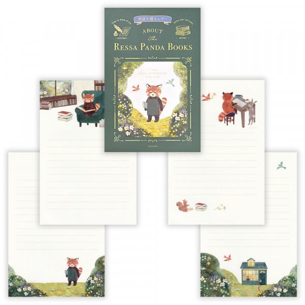レター 手紙 エヌビー社 便箋 RESSA PANDA BOOKS レッサーパンダ書店