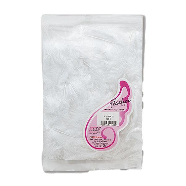 羽毛が柔らかくてふわふわのマラボウ。商品ディスプレイや、空間演出に！アイディア次第で使い方色々！羽サイズ（1枚当たり）：約8〜10cm　内容量：5g（約60枚入）煮沸殺菌済み・アルコール消毒済みの特選羽使用。羽の大きさには個体差がありますの...