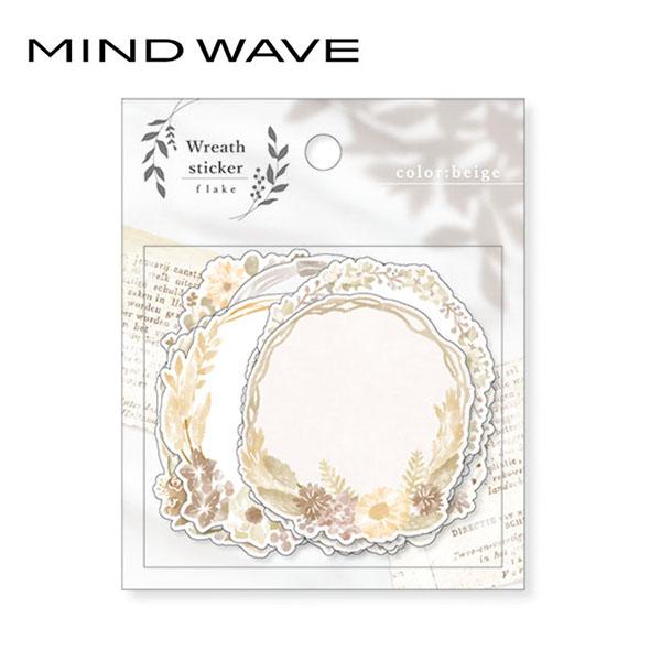 フレークシール マインドウェイブ MIND WAVE リースステッカー