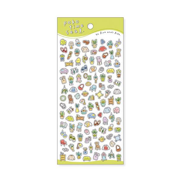 ポコ　シールセット　1/2 シートシール マインドウェイブ MIND WAVE poko time seal ポコタイム