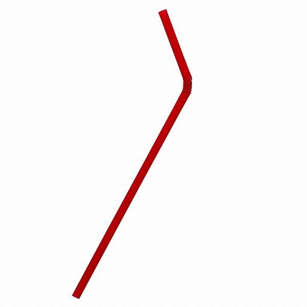 1本1本個包装された、衛生的な曲がるストローです。 ●入数:400本6×210mm