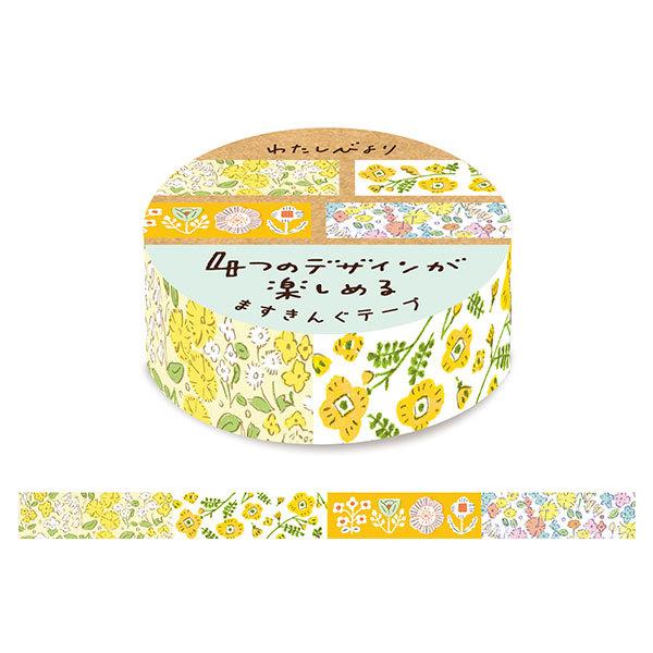 }XLOe[v Ð쎆H 킽т ܂񂮃e[v F̉ԁX QMT56 15mm×7m