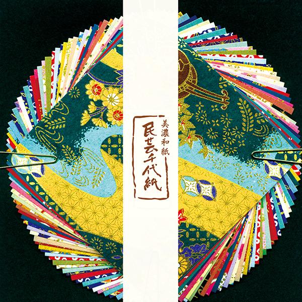 1つのパッケージで千代紙とシンプルな和紙を楽しめます。千代紙も和紙もそれぞれ楽しみたい方におすすめです。※千代紙の柄はランダムです。ご指定できかねます。●内容：千代紙（縦100×横100mm）：20枚入美濃和紙（縦100×横100mm）：2...