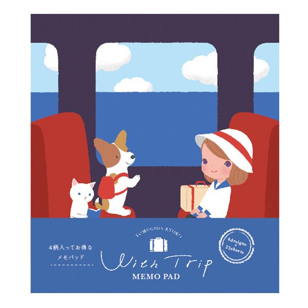 【古川紙工】ヨモギ田リョオコWith Trip コンプリート　セット　未使用 メモパッド メモ帳 古川紙工 With Trip ウィズトリップ WINDOW