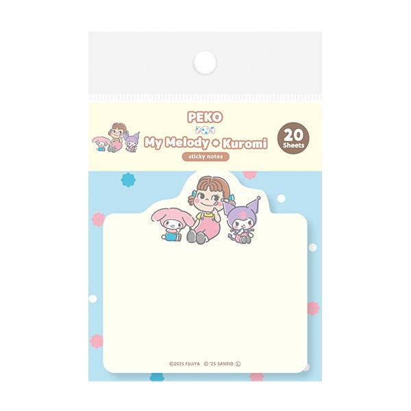 おそろいの服を着たサンリオキャラクターたちとペコちゃんが大集合!ペコちゃんと同じ表情をまねっこしている姿がとってもキュート。仲良しな雰囲気と特別感あふれるデザインで見ているだけで笑顔になれるコラボです。ノートや本に貼ればちょこっと顔をのぞか...