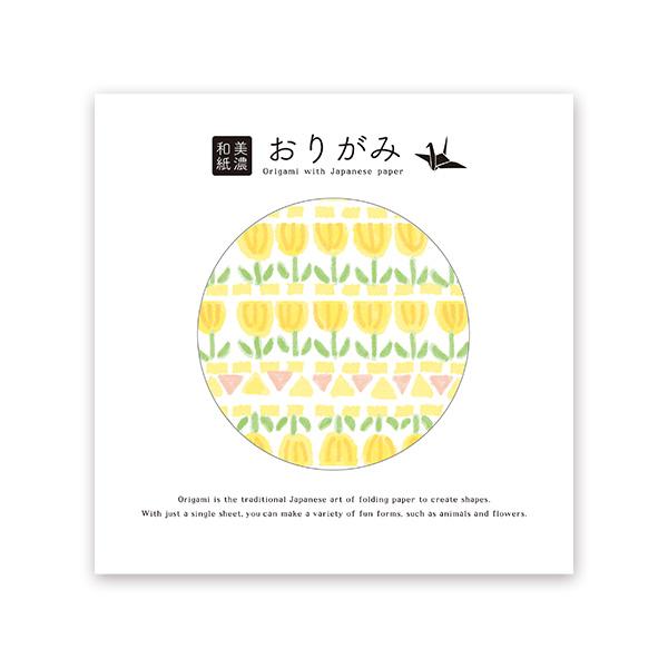 美濃和紙を使用した華やかな柄入りおりがみ。やさしいタッチで描かれた花や模様は、折るだけで心が和むデザインです。箱に入っているため、ギフトや海外の方への旅行のお土産にもぴったりです。●入数:24枚入(6柄各4枚)●サイズ:折紙:縦150×横1...