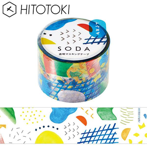 NAe[v  PET LOW KINGJIM \[_ SODA }XLOe[v p[c CMT30-008 30mm×5m HITOTOKI