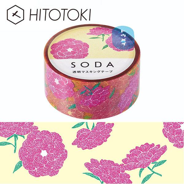 NAe[v  PET LOW KINGJIM \[_ SODA }XLOe[v t[ CMT20-011 20mm×5m HITOTOKI