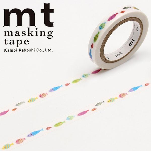 マスキングテープ Mt カモ井加工紙 Mt Ex おさかなライン 7mm 7m Mtex1p178 シモジマラッピング倶楽部 通販 Paypayモール