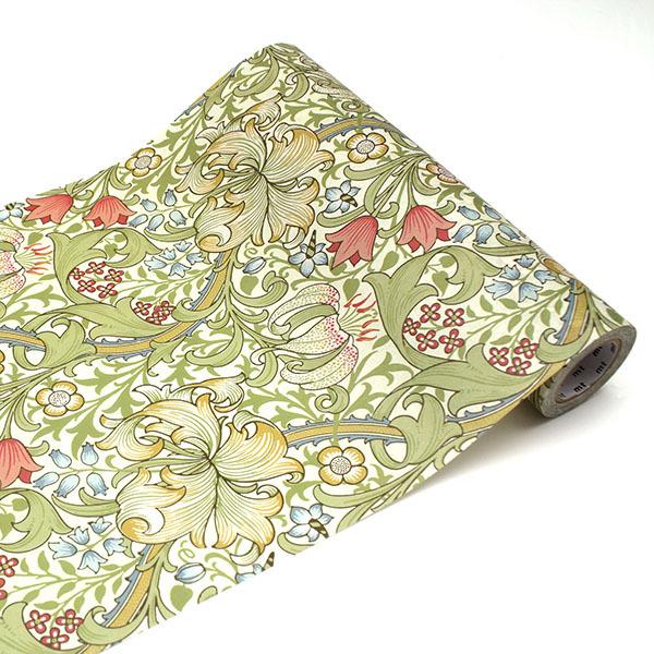 �E�H�[���V�[�g �J������H�� mt CASA FLEECE �t���[�X  Morris &amp; Co.Golden Lily MTCAF2346 230mm×5m