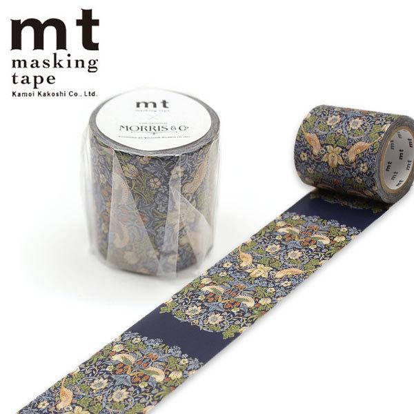 }XLOe[v mt JH mt × EBAEX MorrisCo. Strawberry ThiefIndigo/Minera MTWILL26 50mm×7m