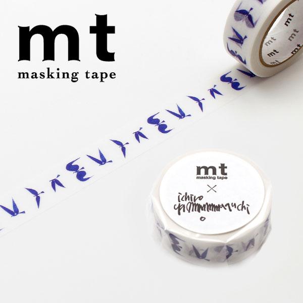 マスキングテープ mt カモ井加工紙 mt×山口一郎 blue bird MTYAMA04 幅