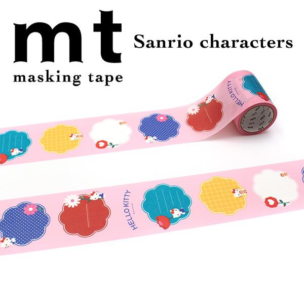 マスキングテープ mt カモ井加工紙 mt×サンリオ タグ・ハローキティ MTSARI12 50mm×5m  Sanrio キティ