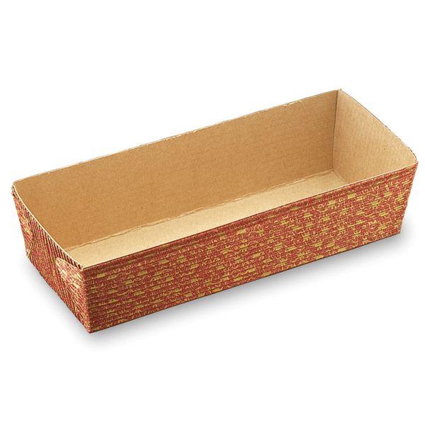 オーブン使用OK！ ブラウニーやパウンドケーキ作りに便利★耐油性もある紙製のベーキングトレーです。そのまま生地を入れて焼き型としても、ちょっとしたペーパートレイとしても使用できる便利なアイテムです。●入り数：25枚●サイズ：65×175×4...