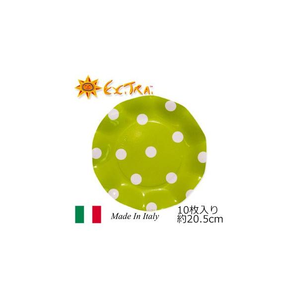 M  GNXN[Vug[h  y[p[v[gi20.5cmj  Pois Lime GreeniCO[j 10 EX43PTL