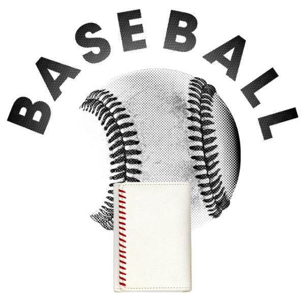 ボールとグラブの革からできたキーケース グローブ レザー 本革 硬式 ベースボール 鍵 ETCカード baseball-08