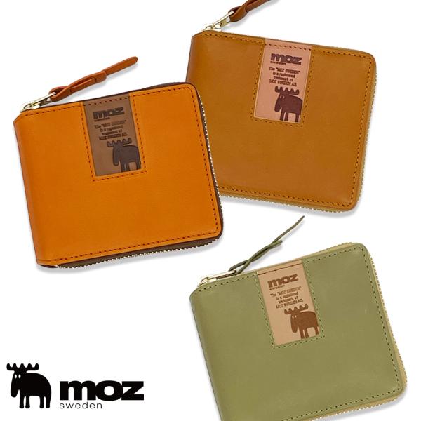 ラウンド二つ折り財布[moz86091]