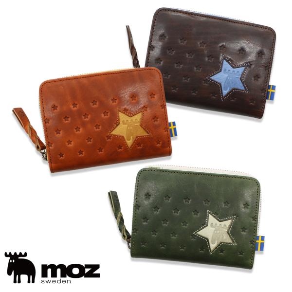 ラウンド二つ折り財布[moz86154]