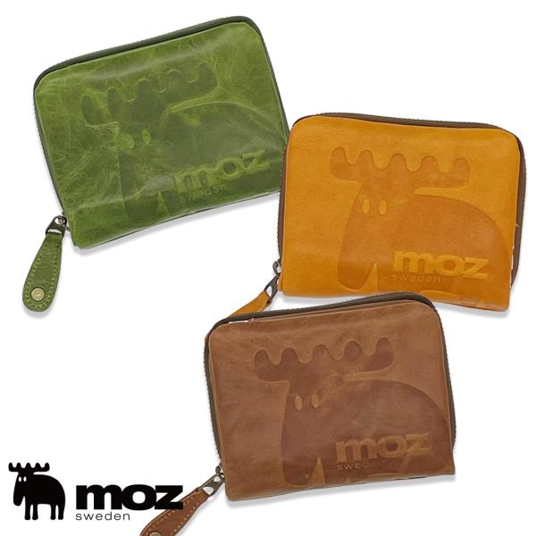 ラウンド二つ折り財布[moz86183]