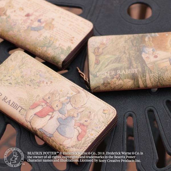 ピーターラビット R束入 長財布 革 サイフ 【Peter Rabbit