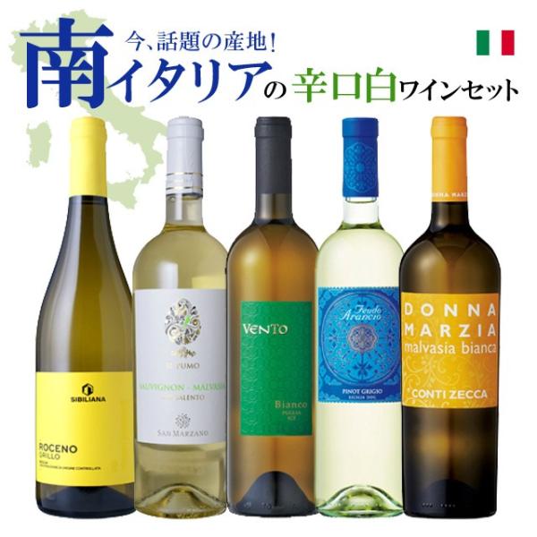 白ワイン 5本セット イタリア ワイン