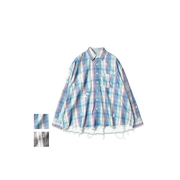 ジャケット・アウター JieDa FLANNWL DAMAGE SHIRT ジャケット・アウター JieDa FLANNWL DAMAGE SHIRT Jieda DAMAGE